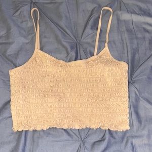 Shirred Cami Crop Top